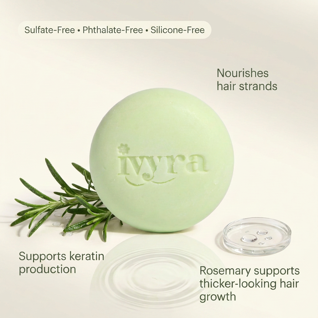 Shampoo Bar Rosemary and Biotin For Thinning Hair