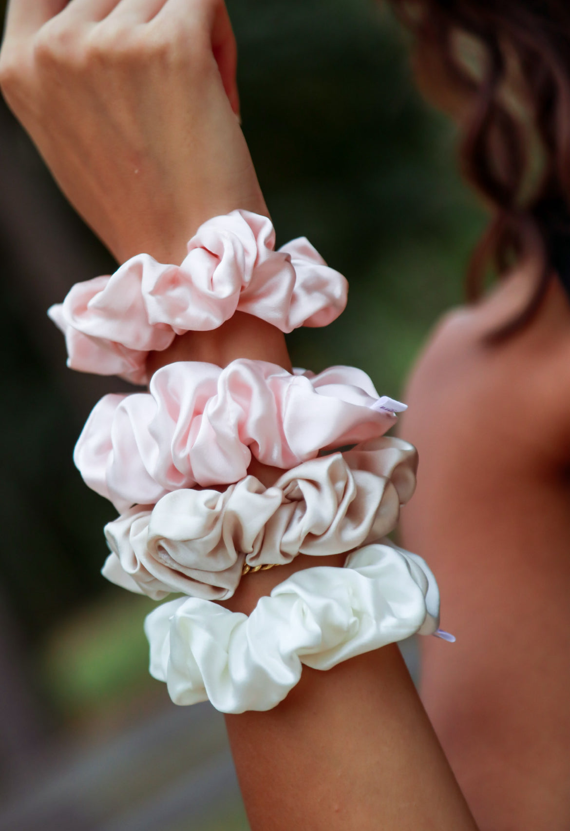 Silk Scrunchie Set